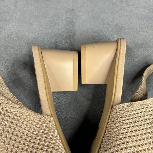 Vivaia Leah Pro Pointed-Toe Slingback Heels Almond Knit Sandals Women’s 10 EU 42 - Picture 10 of 13